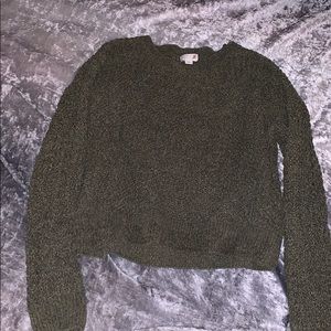army green sweater